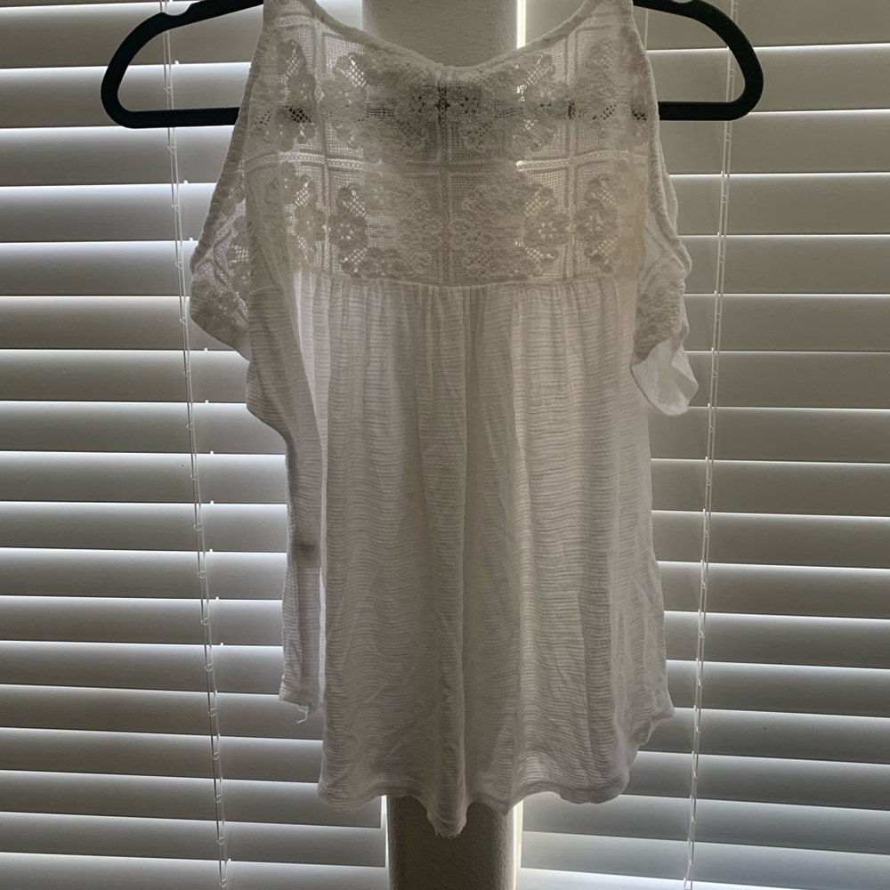 Lucky Brand off the shoulder blouse